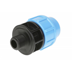 Муфта комбинированная полипропиленовая Джилекс, с наружной резьбой, 25 x 3/4" П