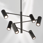 718267 Люстра ROMA 6х28W GU10 (led) ЧЕРНЫЙ