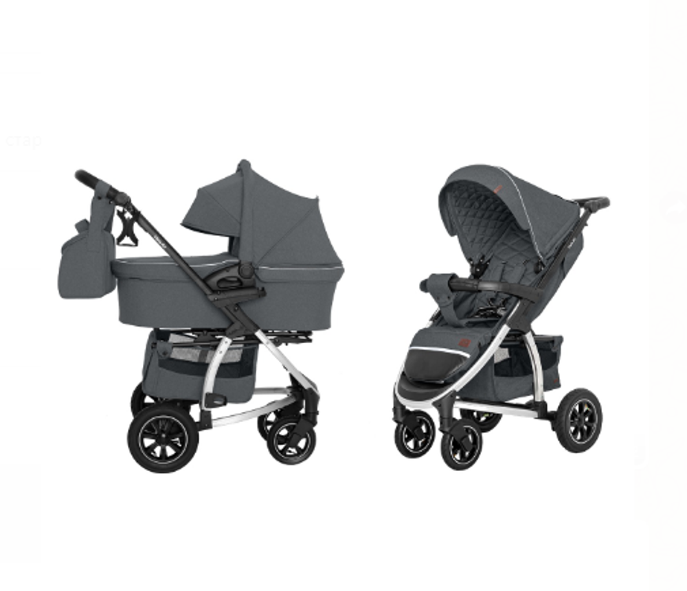 Коляска 2 в 1 Carrello Vista Air CRL-6506, Steel Grey (Темно-серый)