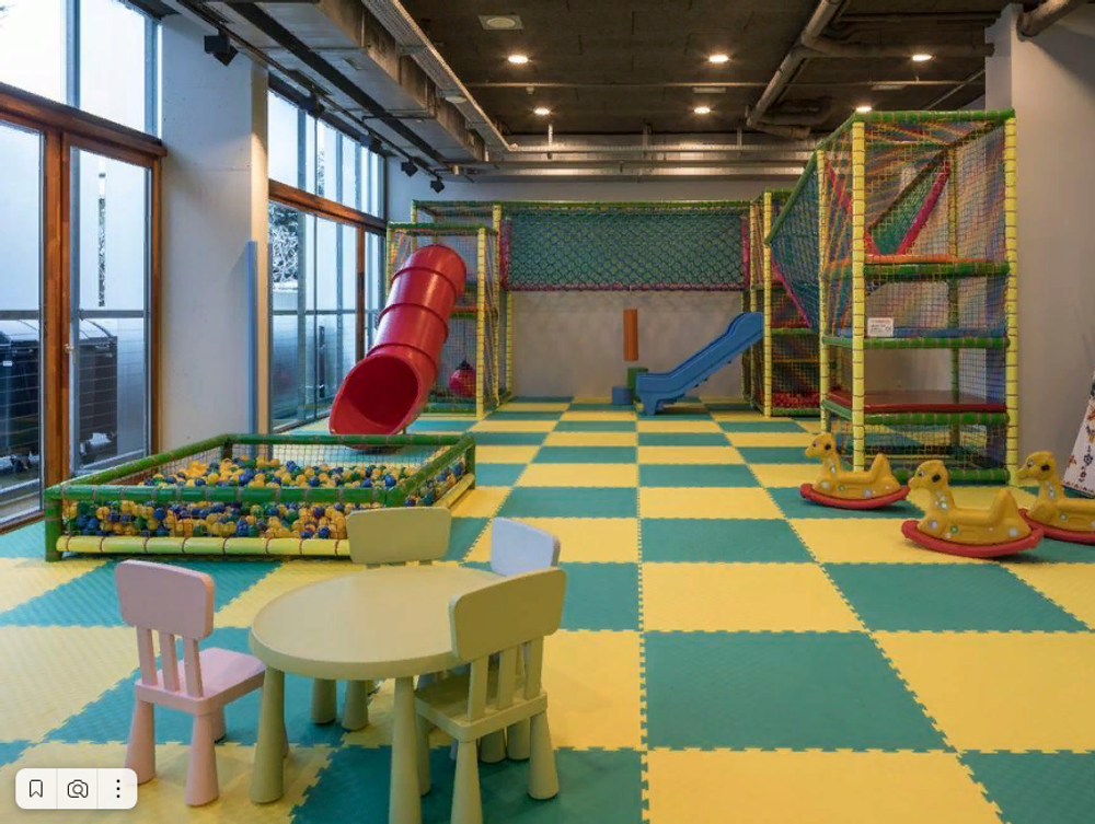 Будо-маты (татами) Экополимеры (1 плита 100х100х2,5см, 1кв.м./уп) "Зелено-желтый"