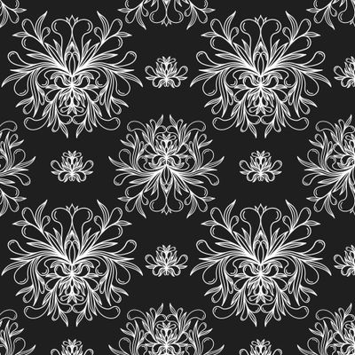 ВИНТАЖНАЯ ЧЁРНАЯ ТКАНЬ