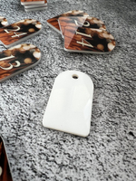 Номерки для ключей акриловые 3х5 см