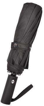 Усиленный Зонт Три Слона Чёрный - Полный автомат 8120