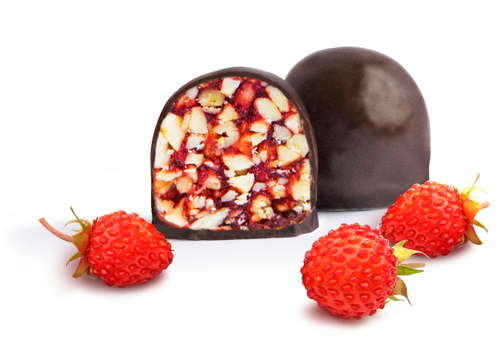 Кедровая комета с земляникой / 120 г / ТМ Сибирские конфеты