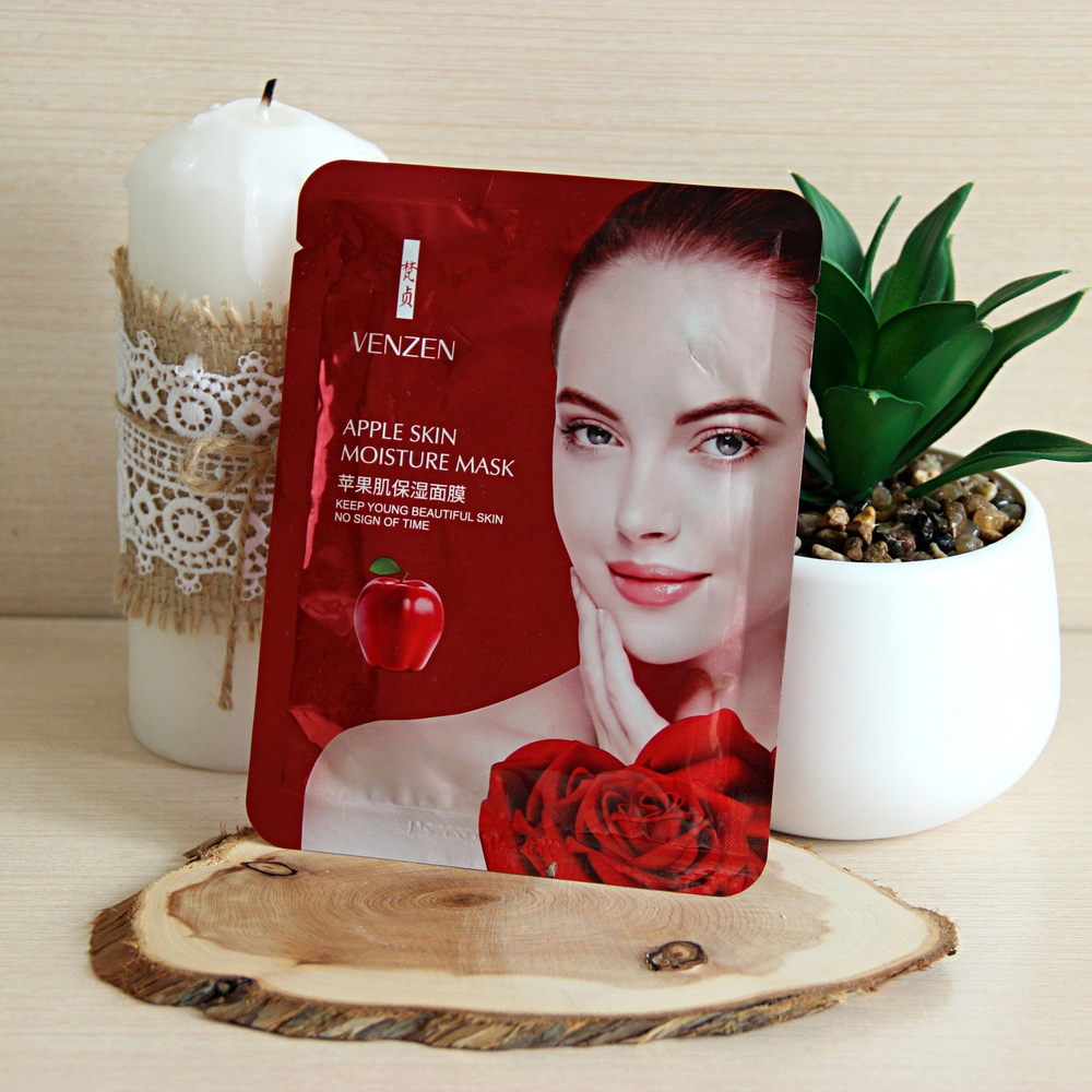 Тканевая маска с яблоком