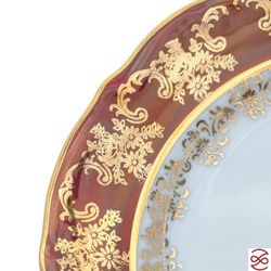Набор тарелок Repast Охота красная Мария-тереза 19см (6 шт)
