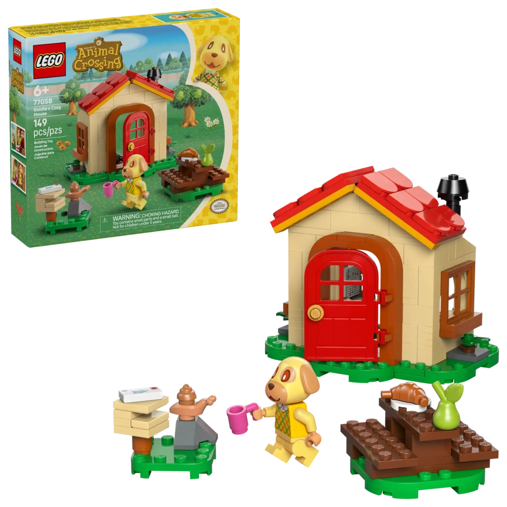 Конструктор LEGO Animal Crossing 77058 Уютный дом Голди
