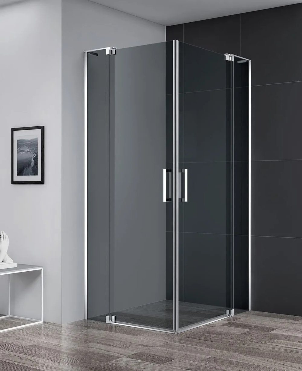 Душевой уголок Cezares SLIDER-A-2-70/80-GRIGIO-Cr