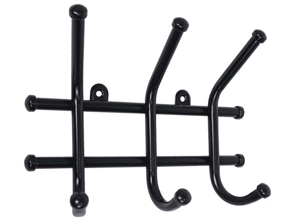 Вешалка "Норма 3" черная