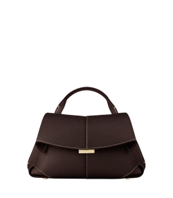 POLENE СУМКА MOKKI MINI, ТЕМНО-КОРИЧНЕВЫЙ