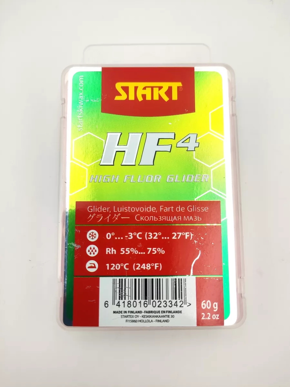 Парафин START HF4 red 0...-3°С, 60гр