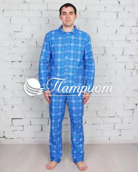 Пижама мужская фланель