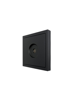 Розетка ТВ оконечная СП ZIMA IP20 черн. бархат LEZARD 704-4288-130