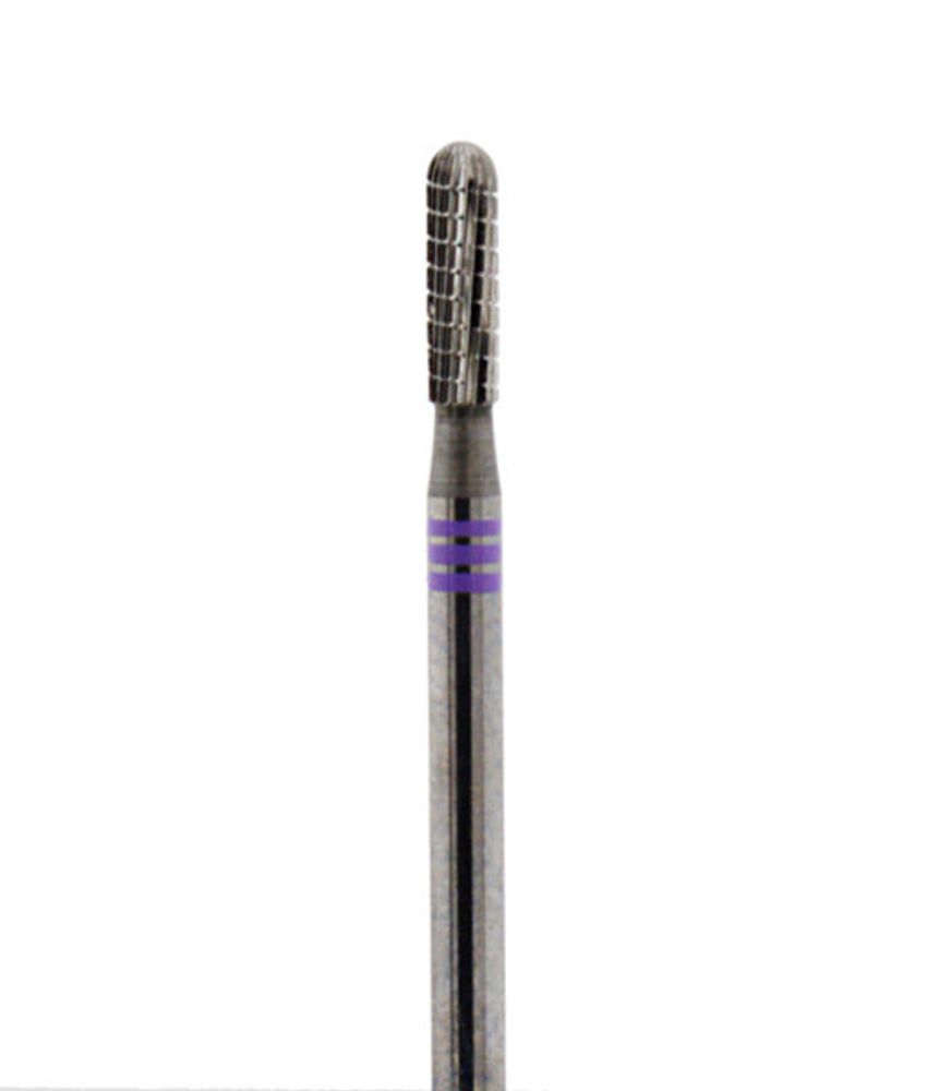 EDENTA 1725.023HP Твердосплавная фреза 25 HP 104, d 2,3 мм, насечка особо мелкая спиралевидная с поперечной зубчатостью, форма цилиндр