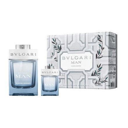 Набор парфюмированной воды BVLGARI Man Glacial Essence 100 мл с миниатюрой 15 мл