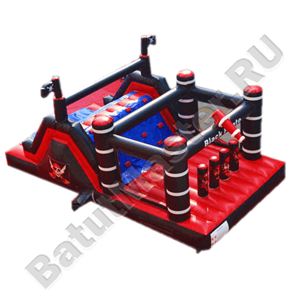 Коммерческий надувной батут "Черный пират"