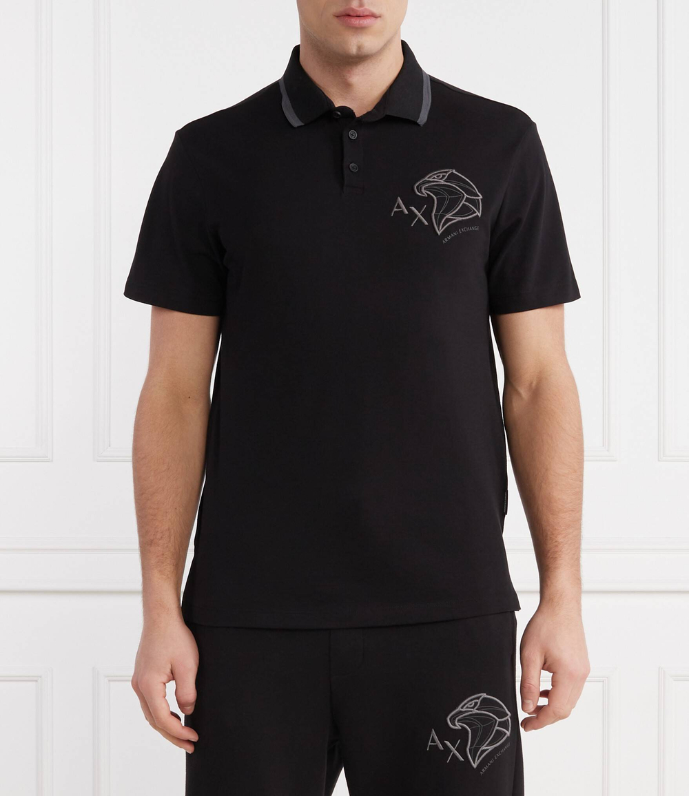 Поло Armani Exchange - черный(3DZFHQ ZJ9SZ)