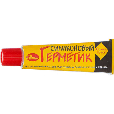 Герметик силиконовый черный 40 мл