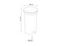 Ландшафтный светодиодный светильник Arte Lamp Piazza A3601IN-1WH