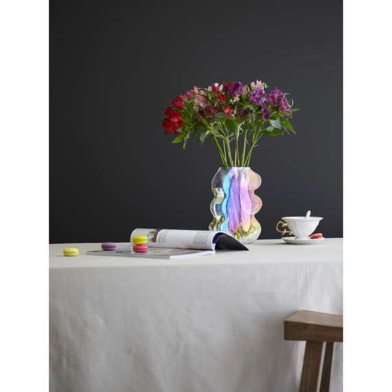 Ваза wavy, 25 см, перламутр