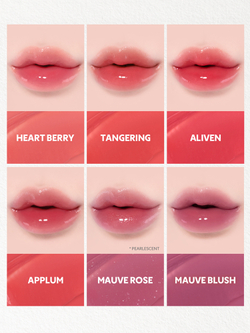 TIRTIR Waterism Glow Tint - Долговременный блеск для губ в маленькой упаковке оттенок 15 Grapen (Heart Grape Collection), 1 g