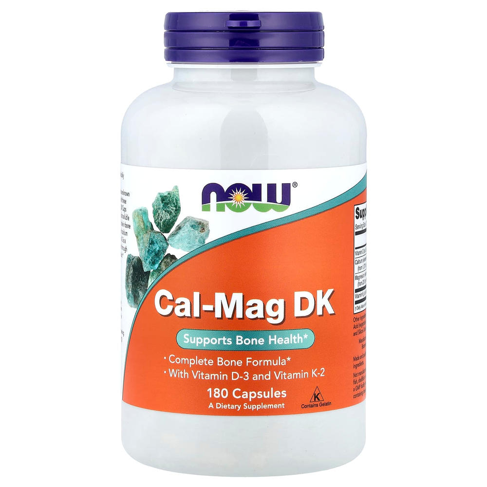 NOW Foods, Cal-Mag DK, кальций и магний, 180 капсул