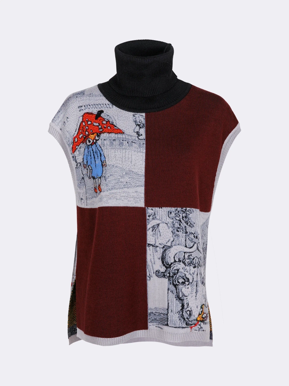 Жилет принтованный OLA OLA