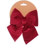 Бант на ёлку «Богема» 15*20 см, рубин