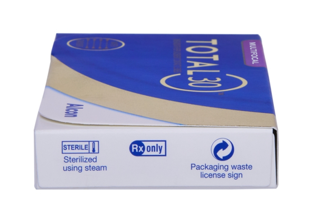 Ежемесячные контактные линзы Total30 Multifocal (уп. 3 линзы)