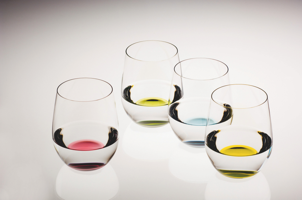Набор бокалов для воды 4шт Riedel The O Wine Tumbler Happy общий вид