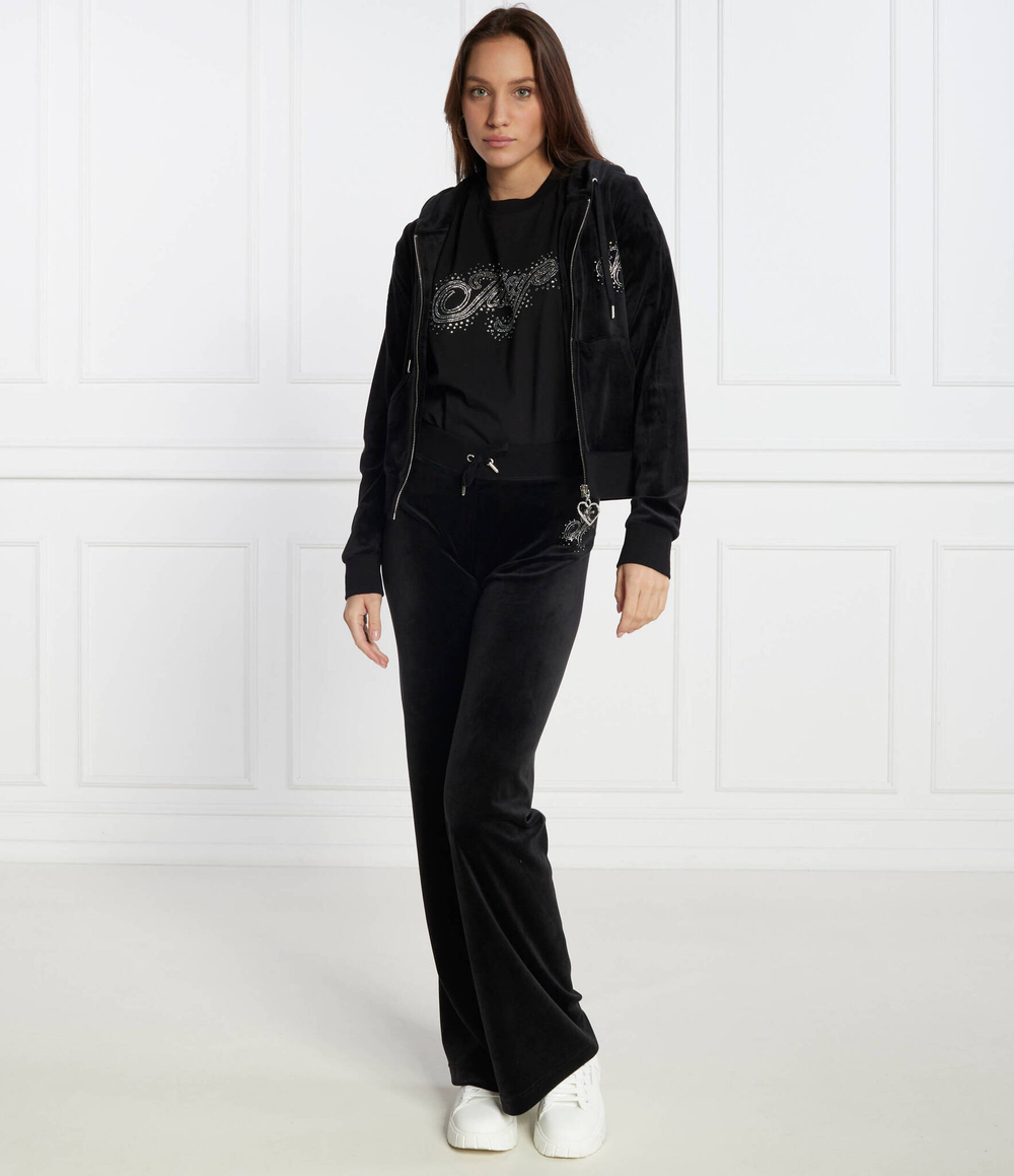 Футболка BOYFRIEND SCATTER DIAMANTE Juicy Couture - черный(JCWCT24334)