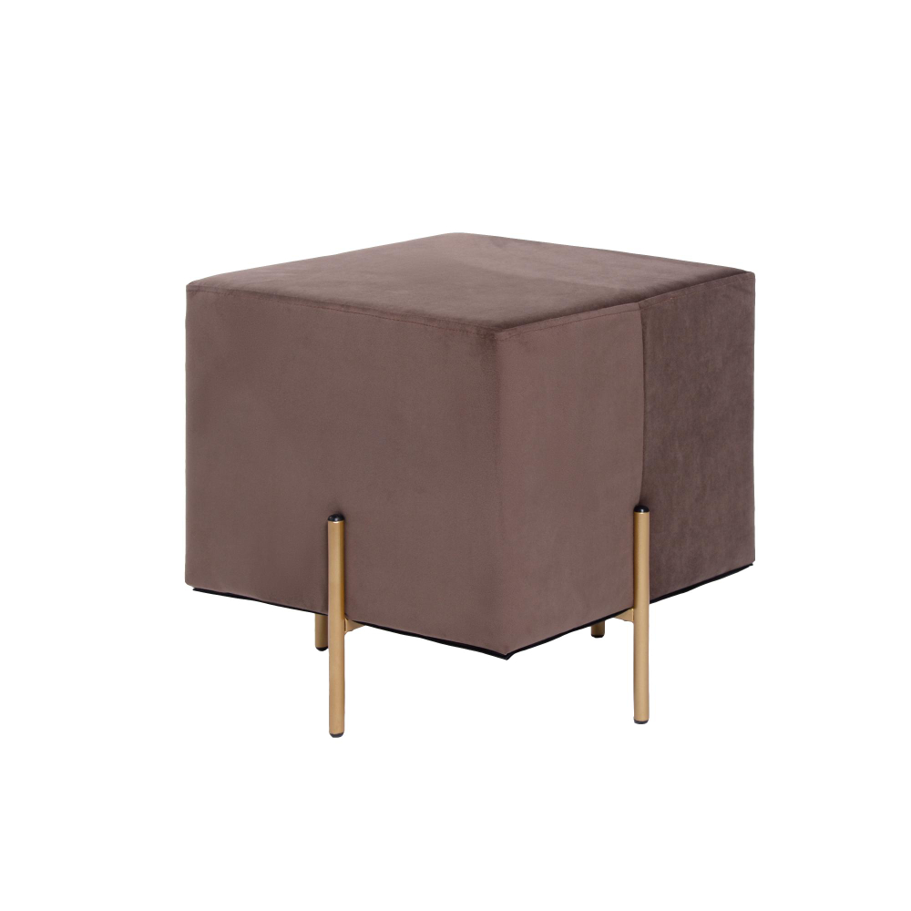 Пуф Gloria квадратный Коричневый