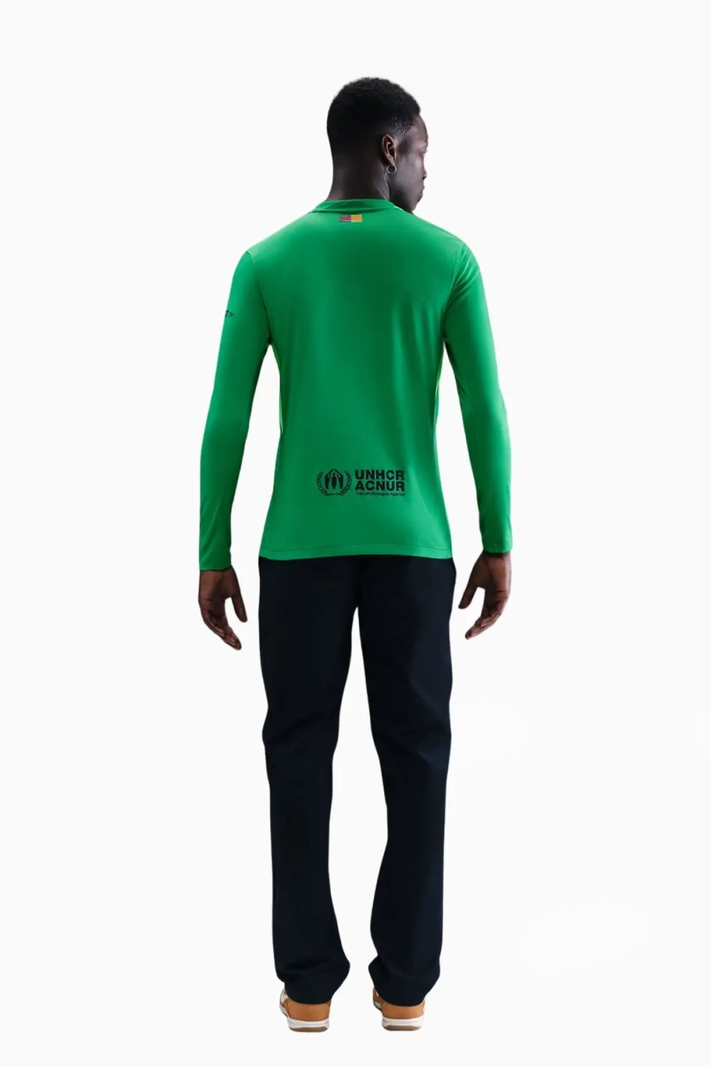 Футболка с длинными рукавами Nike FC Barcelona 25/26 Goalkeeper Stadium - зеленый