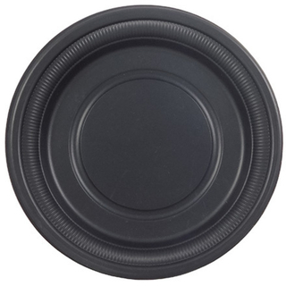 БИО Тарелка 230*18мм одн.кукурузный крахмал Черная  /50шт