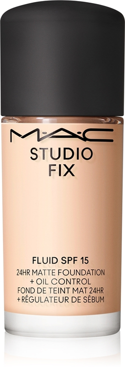 MAC Cosmetics Mini Studio Fix Fluid SPF 15 24HR Matte Foundation + Oil Control - Матирующая тональная основа SPF 15, 15 ml