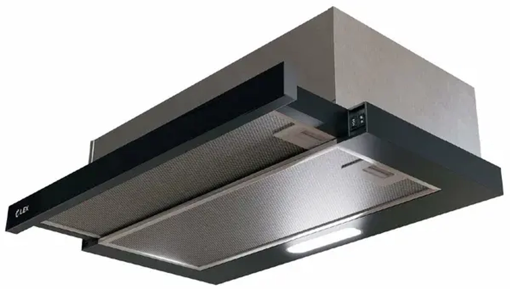Встраиваемая вытяжка LEX HONVER 2M 600 Black (q)