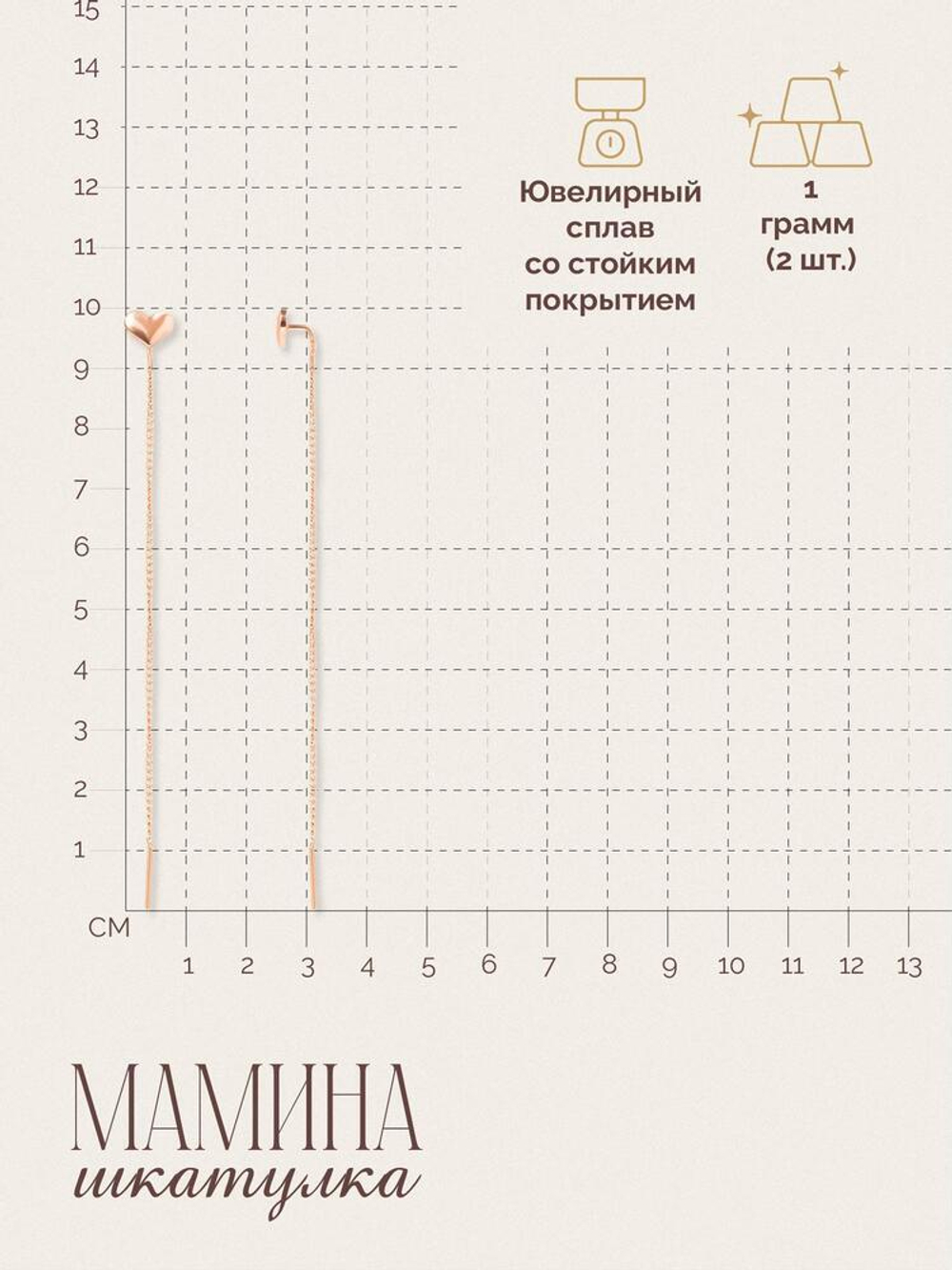 Сережки «Валерия»