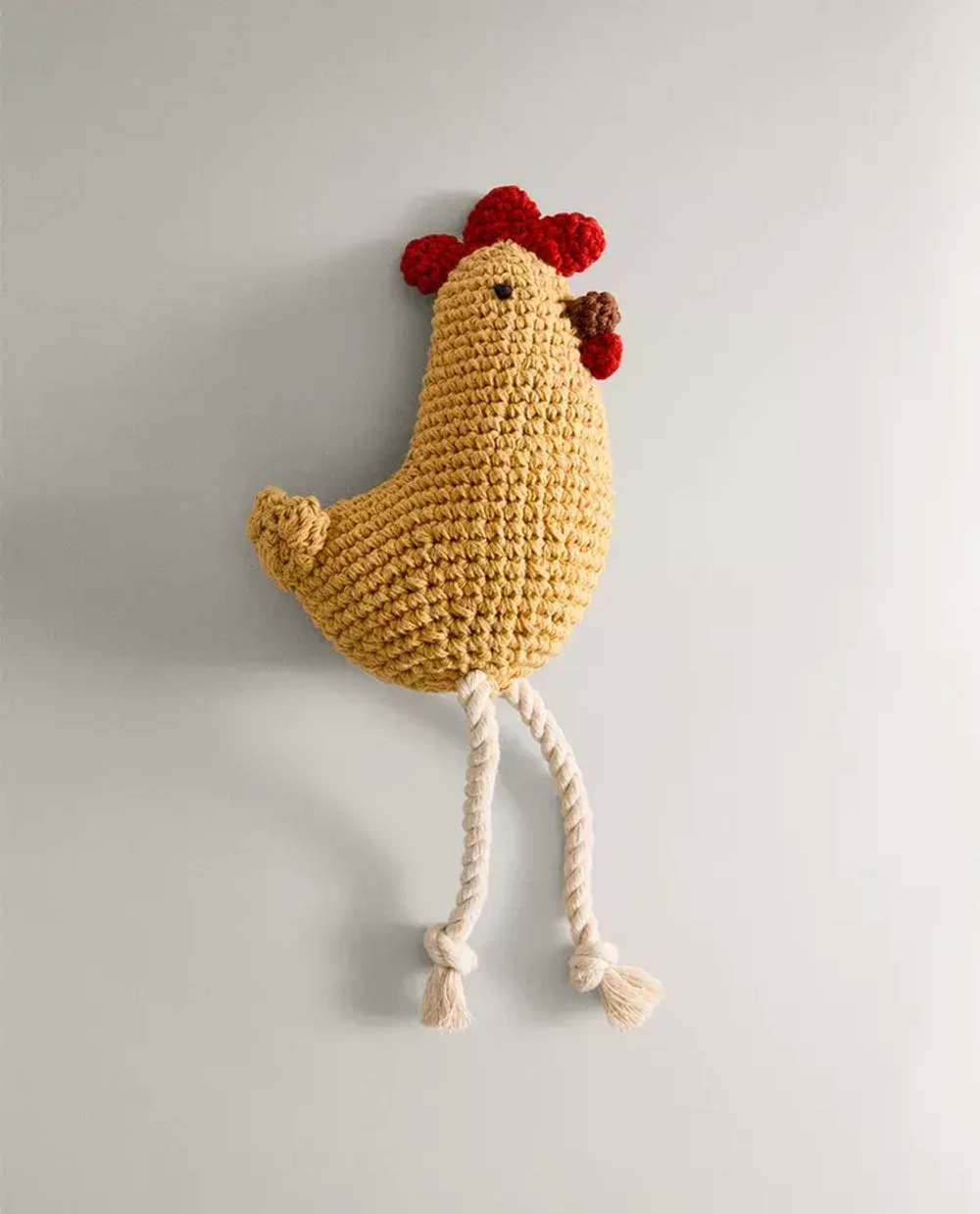 ZARA HOME ИГРУШКА ДЛЯ ДОМАШНИХ ЖИВОТНЫХ "КУРИЦА", БЕЖЕВЫЙ