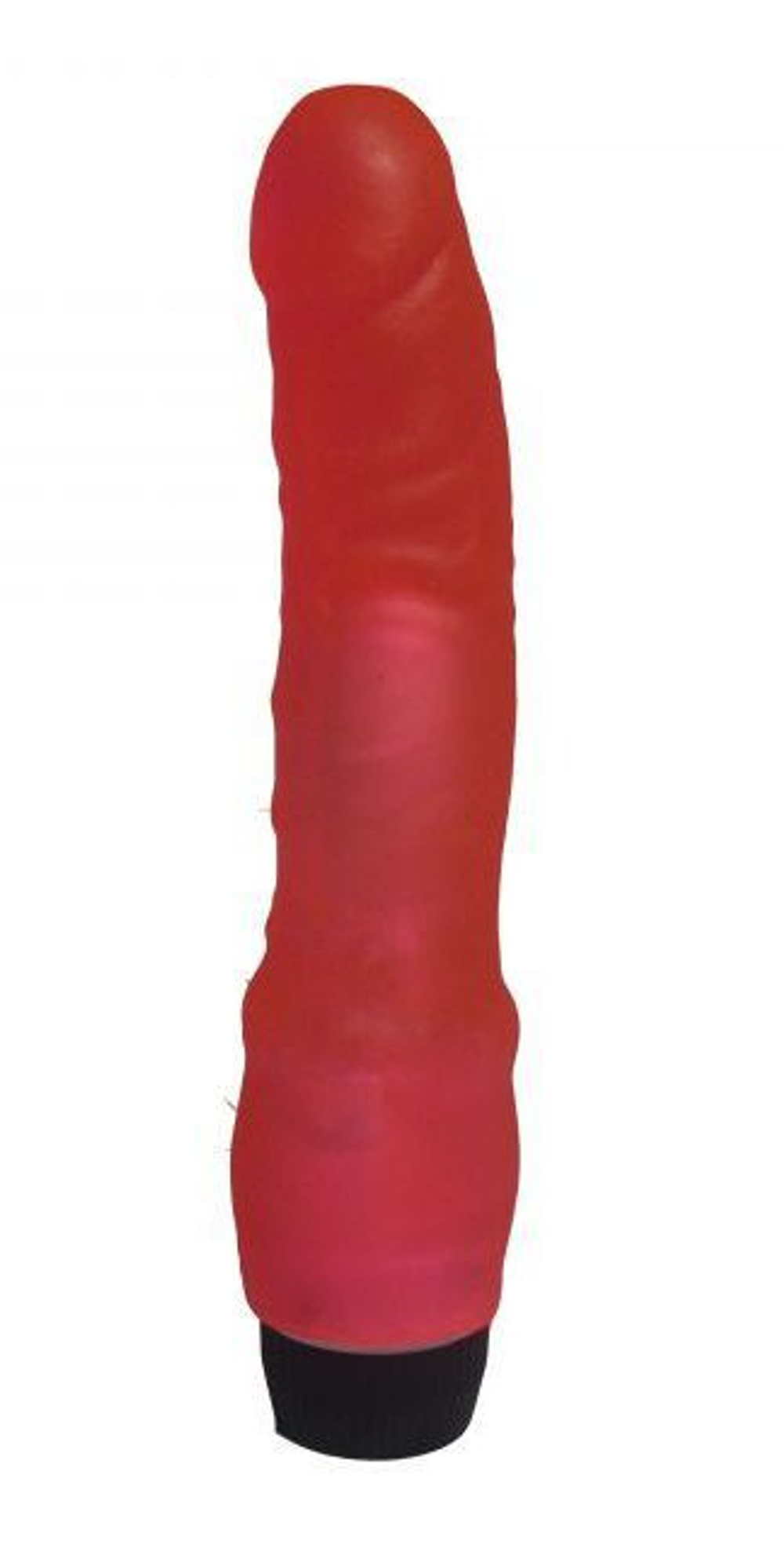 Розовый гелевый вибромассажёр - 19,3 см.