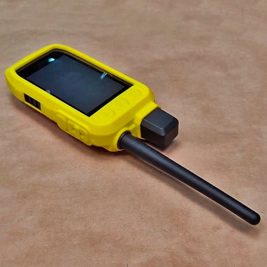 Чехол для Garmin Alpha 200i / 300i силиконовый , открытый gps приемник (Желтый)