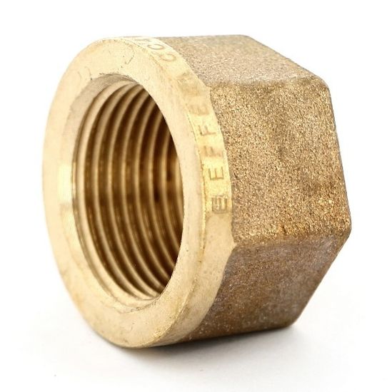 Заглушка Effebi 1/2" ВР с внутренней резьбой бронзовая (B3301A0400)