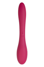 Бордовый многофункциональный вибратор Caberna (Цвет: бордовый)