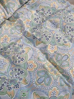 Постельное белье "Бисер" 1,5-сп   наволочка 50х70 1шт Простынь на резинке 90х200 см  Пододеяльник 145х215 см  Сказка сатин