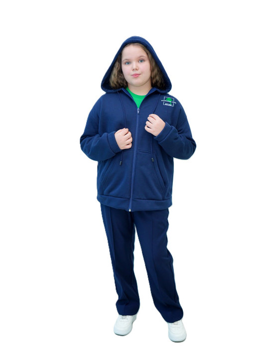 Худи на молнии для юношей и девушек