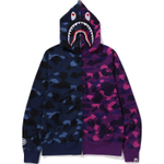 A Bathing Ape Color Camo Separate Shark Fz Худи