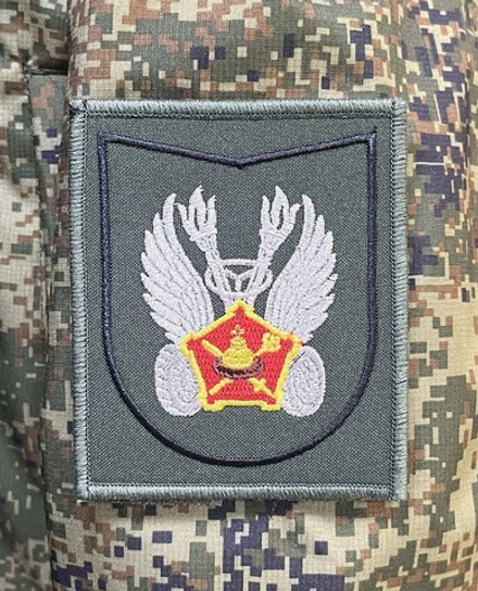 Шеврон вышитый Военная Автоинспекция ВАИ МВО черный кант