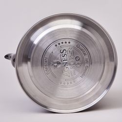 ЧАЙНИК AGNESS 3,0 Л СО СКЛАДЫВАЮЩЕЙСЯ РУЧКОЙ, СТАЛЬ 18/10, ИНДУКЦИОННОЕ КАПСУЛЬНОЕ ДНО
