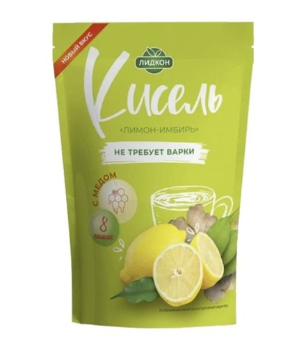 Кисель "Лимон-имбирь" 200г. Лидкон