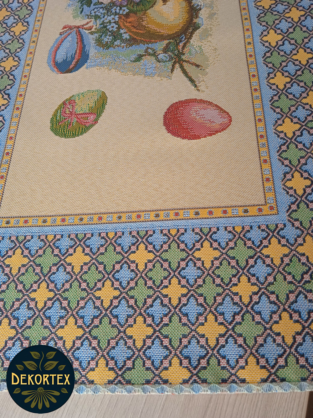 Пасхальный гобеленовый набор Пасхальное чудо (Дорожка 39х143+4 салфетки 40х40)