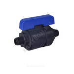 Кран шаровой компрессионный ПЭ Ду 16 1/2"x1/2" НР/НР Ру16 VALFEX 1210216012012